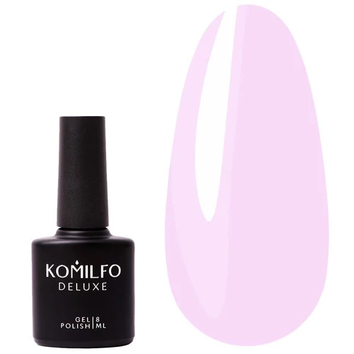 Гель-лак KOMILFO Deluxe Series №D184 сиренево-лиловый 8 мл  (111184) - Фото №1