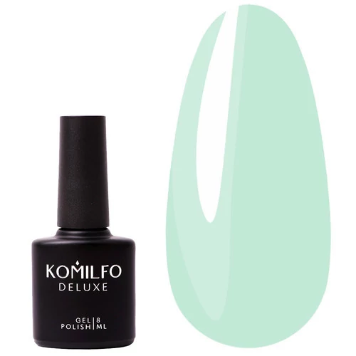 Гель-лак KOMILFO Deluxe Series №D199 светлая мята 8 мл (111199) - Фото №1