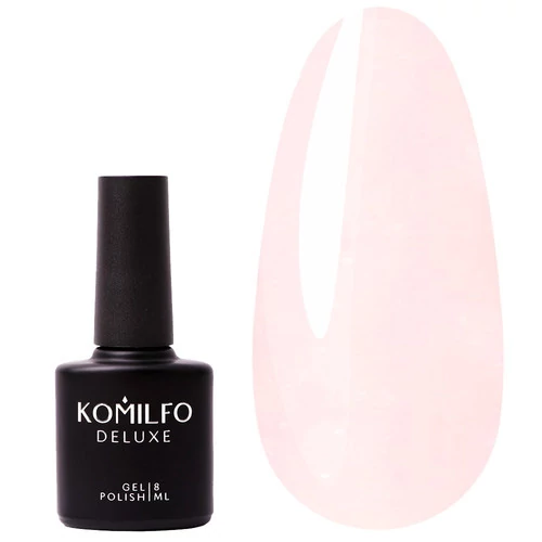 Гель-лак KOMILFO Deluxe Series №D201 светло-розовый 8 мл (111201)