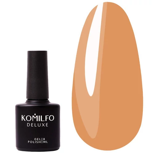 Гель-лак KOMILFO Deluxe Series №D214 молочно-карамельны 8 мл (111214) - Фото №1