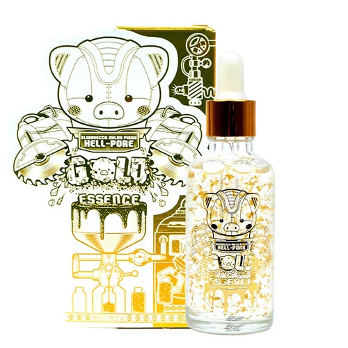 Эссенция для лица с частицами золота Elizavecca Milky Piggy Hell-Pore Gold Essence