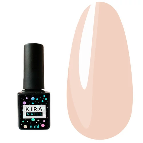 Гель-лак Kira Nails №001 розовый полупрозрачный для френча 6 мл (963001)