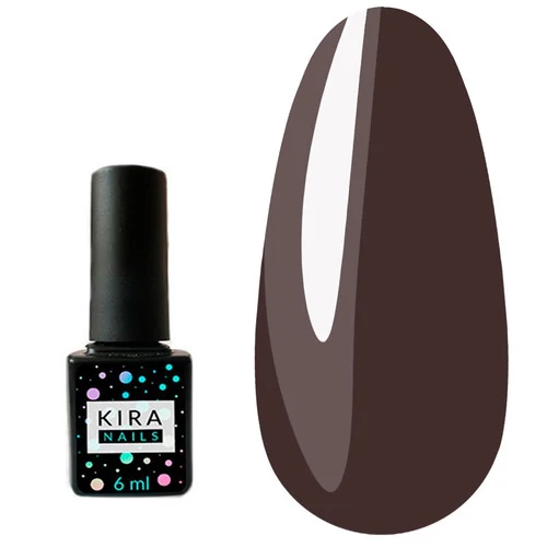 Гель-лак Kira Nails №067 темный асфальт 6 мл (963067)