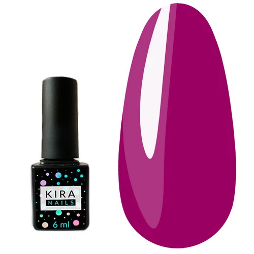 Гель-лак Kira Nails №102 темный фиолетовый 6 мл (963102)