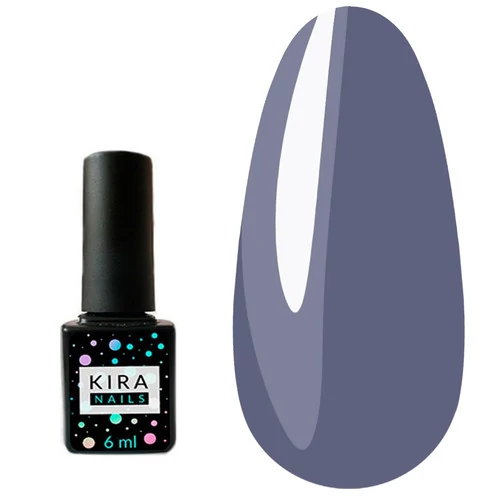 Гель-лак Kira Nails №160 пыльный серо-синий 6 мл (963160)