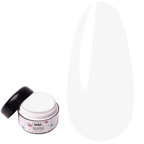Гель-краска Kira Nails No Wipe White белый 5 мл (876401)