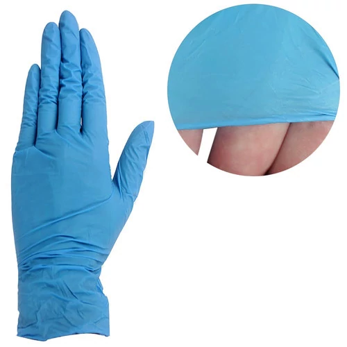 Перчатки нитриловые без талька Medicom SafeTouch Advanced Blue
