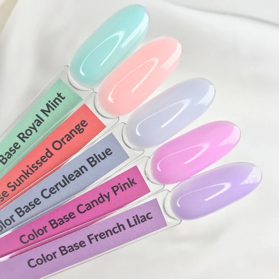 KOMILFO Color Base Candy Pink розово-фиолетовый полупрозрачный 8 мл (780803) - Фото №3