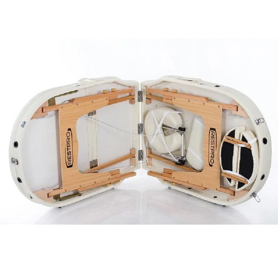 Переносной массажный стол(кушетка)RESTPRO VIP OVAL 3(бежевый) - Фото №3