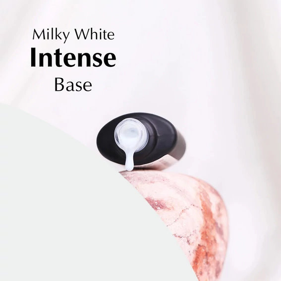 KOMILFO Milky White Base Intense интенсивный белый 8 мл - Фото №3