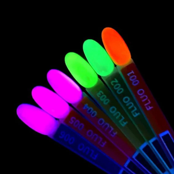 Гель-лак KIRA Nails Fluo №006 сиреневый светящийся 6 мл (747006) - Фото №4
