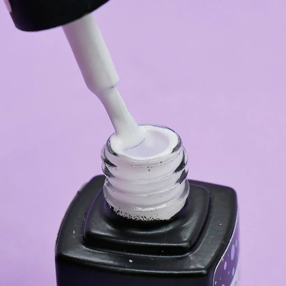 Гель-лак KIRA Nails Fluo №012 белый люминесцентный 6 мл (747012) - Фото №2