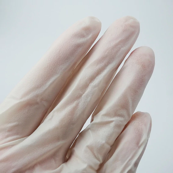 Перчатки Medicom SafeTouch прозрачные латексные без талька (5,5 г) размер М 100 шт (1123-C) (0104303) - Фото №2