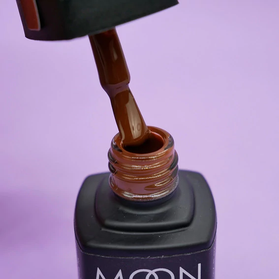 Гель-лак MOON FULL Fashion color №235 коричневый 8 мл (5908254002458) - Фото №2