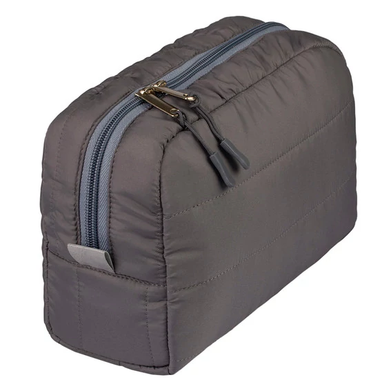 Косметичка TUFI profi PREMIUM Quilt стеганная серая (0121414) - Фото №2