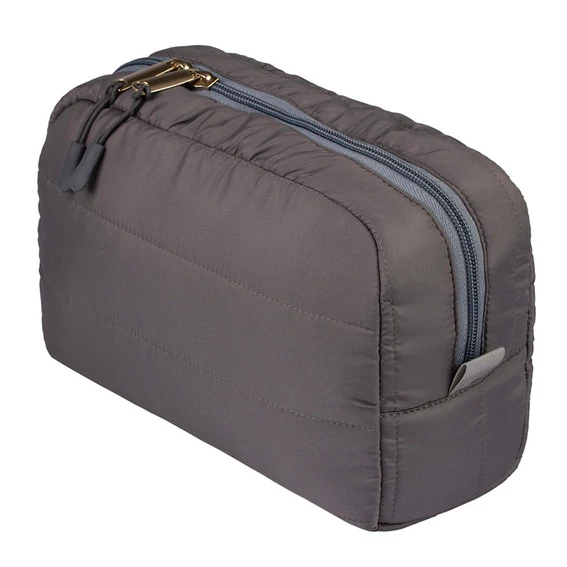 Косметичка TUFI profi PREMIUM Quilt стеганная серая (0121414) - Фото №3