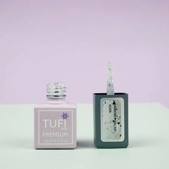Топ TUFI profi DIAMOND POTAL TOP Серебро 8 мл (0125765) - Фото №3