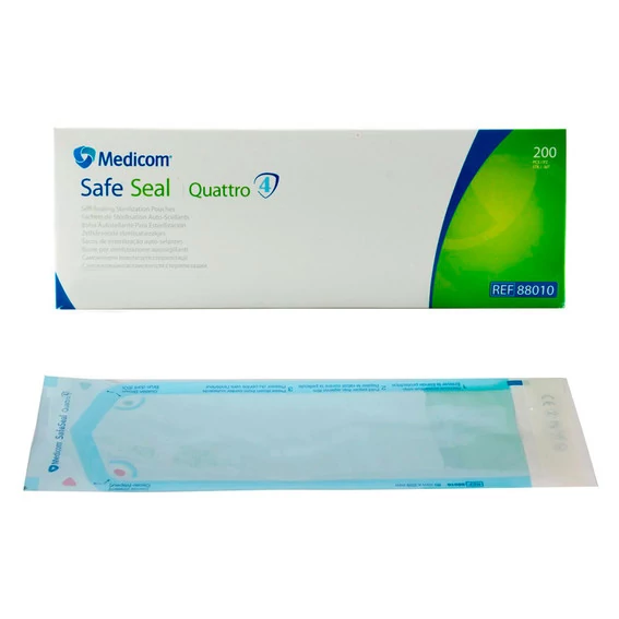 Пакеты MEDICOM Safe Seal Quattro для стерилизации в автоклаве 133x254 мм 200 шт - Фото №4