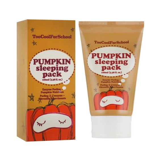 Ночная маска для лица TOO COOL FOR SCHOOL Pumpkin Sleeping Pack 100 мл (8809297210954) - Фото №2