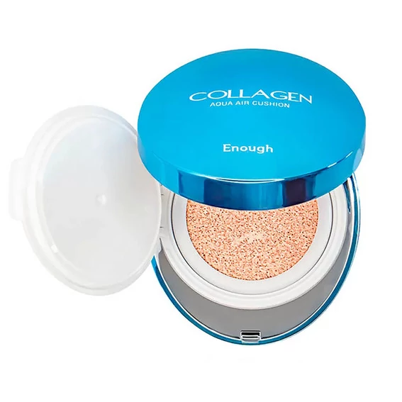 Тональный кушон ENOUGH Коллаген Collagen Aqua Air Cushion SPF50+ PA+++ (13) 15 гр (080012) - Фото №4