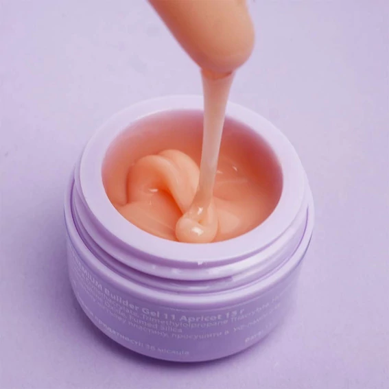 Гель для наращивания TUFI profi BUILDER GEL 11 Apricot 15 г (0226587) - Фото №2