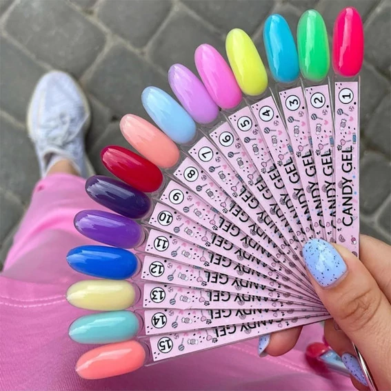 Гель LUNA Candy Gel №02 зеленый 15 мл - Фото №3