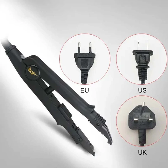 щипцы для наращивания волос Hair Extension Connector 611 Black - Фото №3