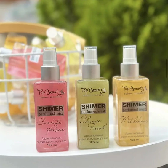Спрей TOP BEAUTY ароматизированный с шиммером для тела Chance fresh  125 мл - Фото №4