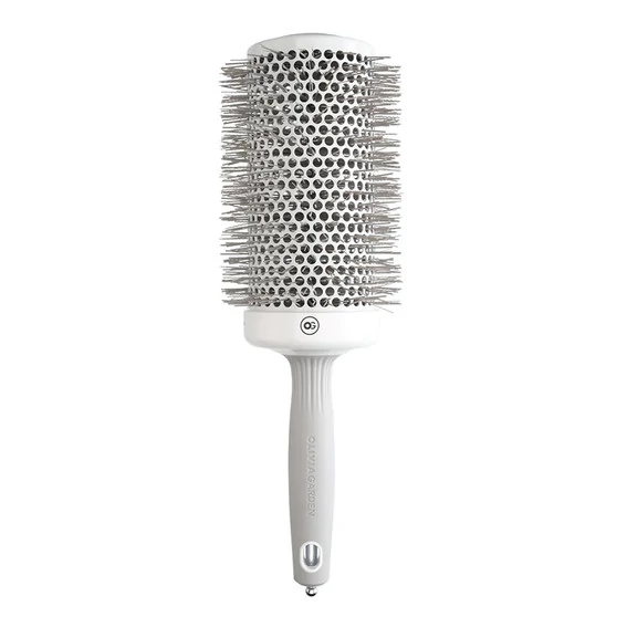 Брашинг Olivia Garden Expert Blowout SPEED Wavy Bristles WHITE&GREY 65 (OGID2028) - Фото №2