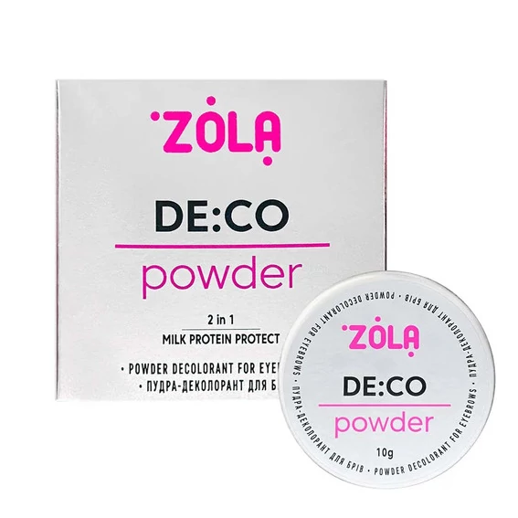 Пудра-деколорант ZOLA для бровей DE:CO Powder 10 г (05198) - Фото №2