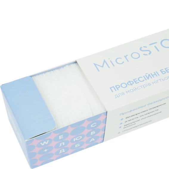 Салфетки MICROSTOP безворсовые для маникюра (300+25) - Фото №2