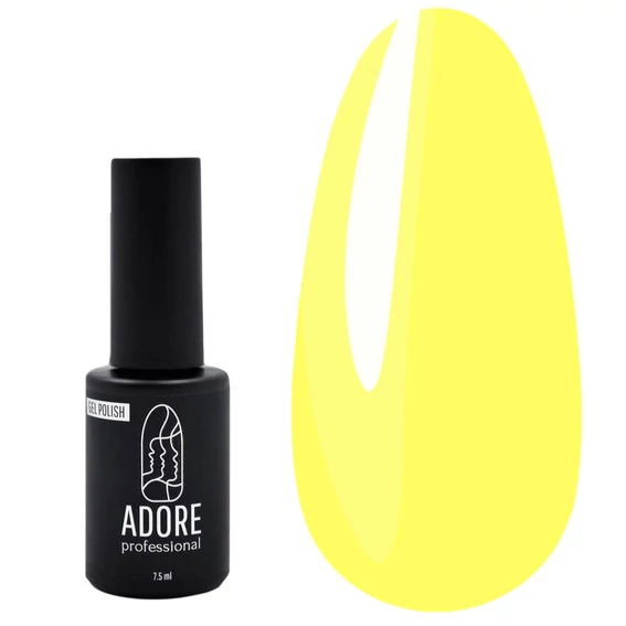 Гель-лак ADORE №250 светло-желтый 7,5 мл (2101010017793) - Фото №2