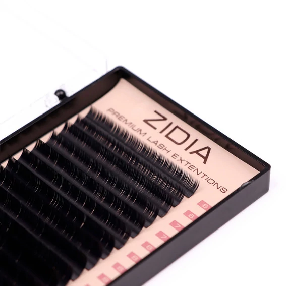 Ресницы ZIDIA Premium Lash Extensions для наращивания  (20 лент) C0,07 х MIX (6-13 мм) - Фото №2