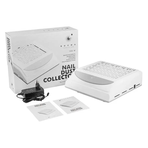 Вытяжка для маникюра с фильтром НЕРА BUCOS CYCLONE V2 на 100W Белая + USB - Фото №5