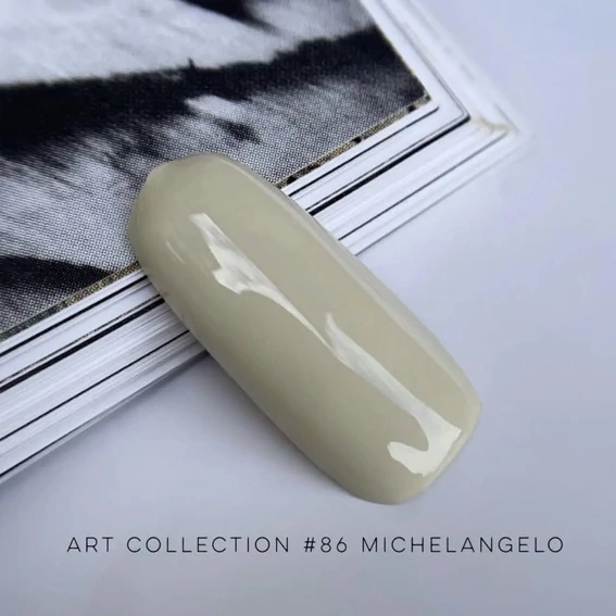 Гель-лак GA&MA Art collection №086 Michelangelo светло-оливковый 10 мл (7700220) - Фото №2