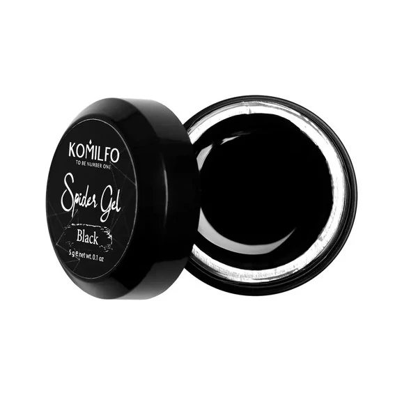 Komilfo Spider Gel Black 5 грамм - Фото №3