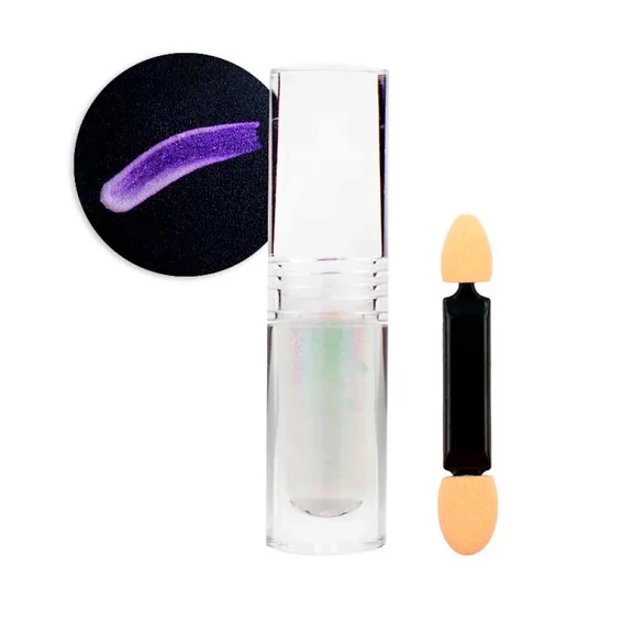Рідка втирка Steffani Liquid chrome powder №04 фіолетовий 2 г (LcpS2-04) - Фото №6