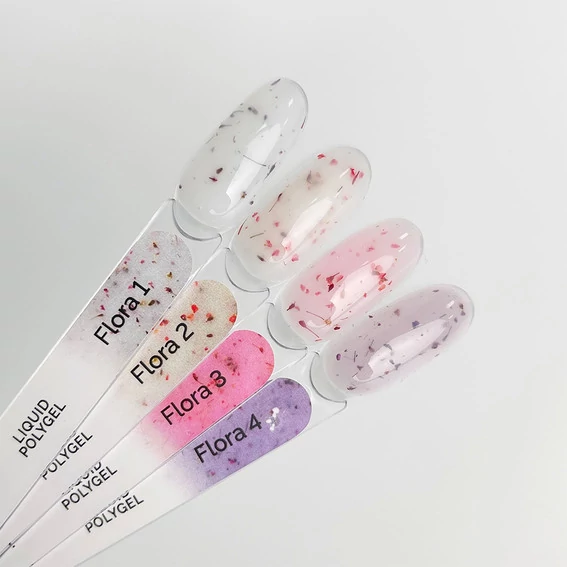 Полигель Touch Polygel Flora №04 светло-сиреневый с сухоцветами 15 мл (2930000052823) - Фото №3