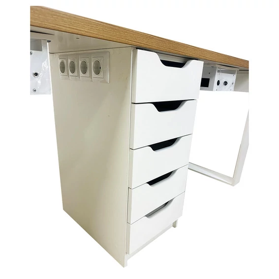 Маникюрный стол MARKWOOD SM-500-08 для двух мастеров - Фото №3