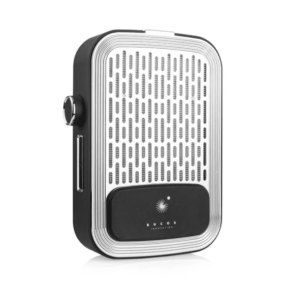 Вытяжка Bucos Cyclone V3-B BLACK с фильтром НЕРА и аккумулятором 100W для маникюра - Фото №2