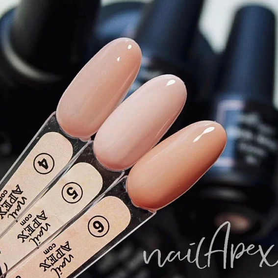 SALE База NAILAPEX Ideal Base №04 камуфлирующая розово-персикового оттенка 30 мл (IDB4_30) - Фото №2