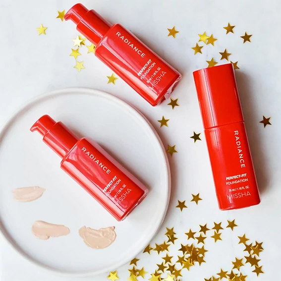 Тональная основа Missha для лица стойкая Radiance Perfect-Fit Foundation SPF 30 PA++ №21N 35 мл - Фото №5