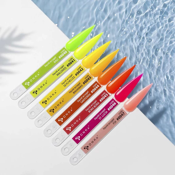 Акрил-гель DNKa Liquid Acrygel №0043 Bahamas 15 мл (LAD0043-15) - Фото №3