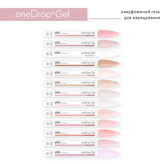 Гель ADORE One Drop Gel №11 Baby Powder (наполнитель для помпы) 60 мл (2101400447285) - Фото №3