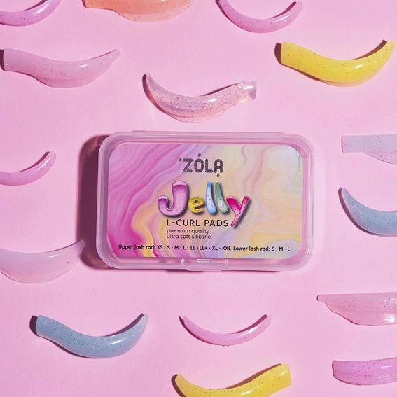 Валики ZOLA для ламинирования Jelly L-Curl для верхних и нижних ресниц (05535) - Фото №4