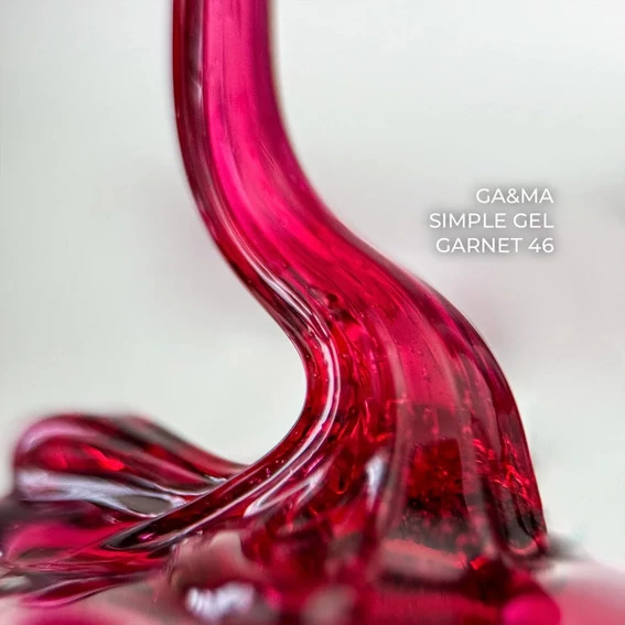 Гель для наращивания GA&MA Simple gel №046 Garnet 15 мл (7702630) - Фото №2