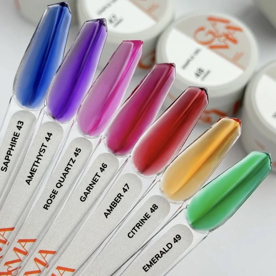 Гель для наращивания GA&MA Simple gel №046 Garnet 15 мл (7702630) - Фото №3