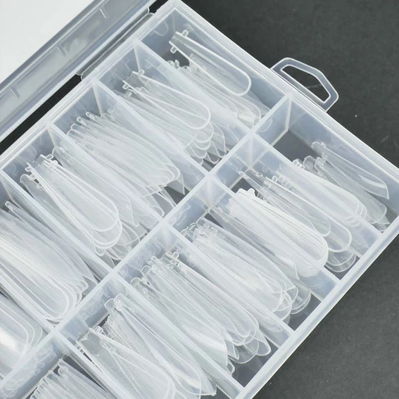 Верхние формы для наращивания ADORE PRO Nail Forms Coffin 120 шт (2101600443643) - Фото №5