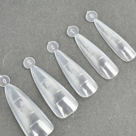 Верхние формы для наращивания VALERI Nail Forms Almond 120 шт (VNFAL) - Фото №3