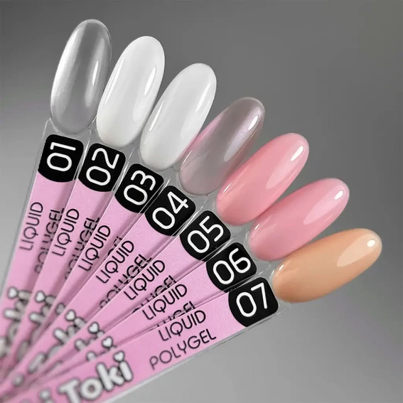 Полигель TOKI TOKI Liquid Polygel №02 белый 5 мл (2002PG02) - Фото №3